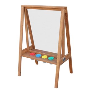 Chevalet en bois marron foncé pour enfa