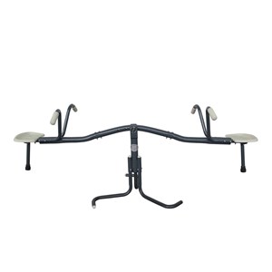 Balançoire double rotative 360° en méta