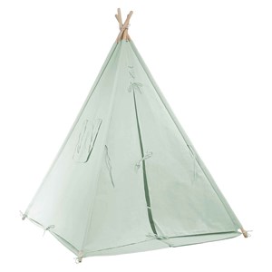 Tente tipi vert pour enfant bois fsc et