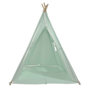 Tente tipi vert pour enfant bois fsc et