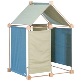 Jeu de construction géant en bois et ti