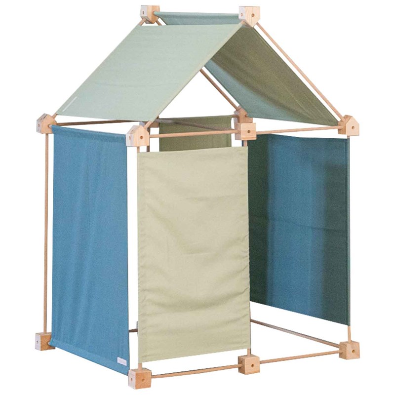 Jeu de construction géant en bois et ti