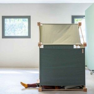 Jeu de construction géant en bois et ti