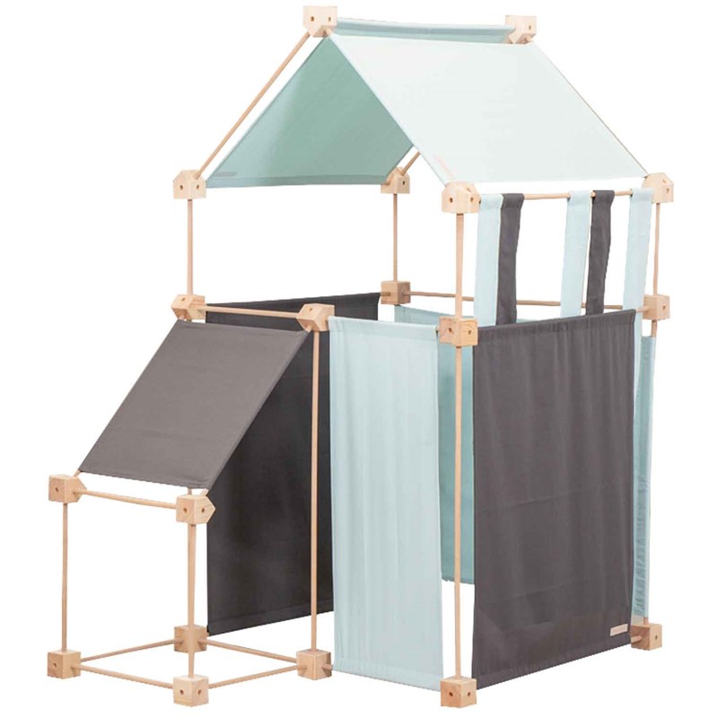 Jeu de construction géant en bois et ti