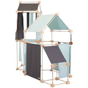 Jeu de construction géant en bois et ti