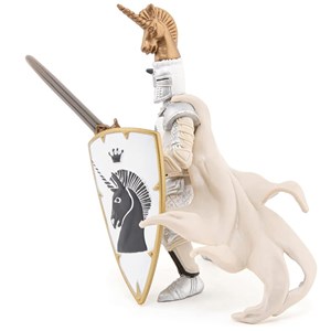 Figurine maître des armes cimier licorn