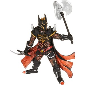 Figurine chevalier triple hache