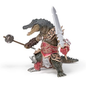 Figurine mutant crocodile