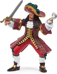 Figurine capitaine pirate