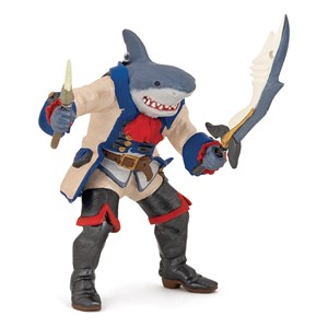 Figurine pirate mutant requin