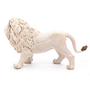 Figurine lion blanc