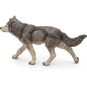 Figurine louve grise