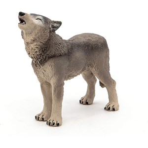 Figurine loup hurlant