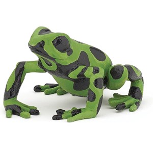 Figurine grenouille équatoriale verte