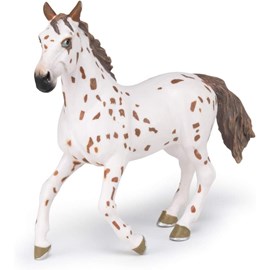Figurine jument appaloosa