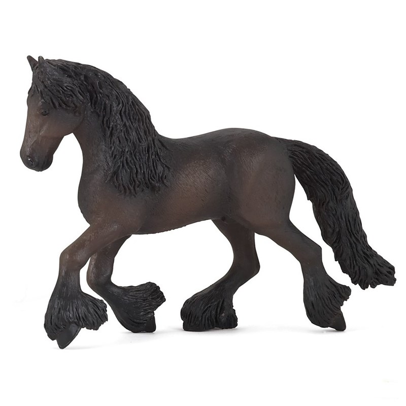 Figurine cheval frison