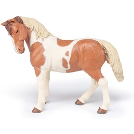 Figurine jument pinto