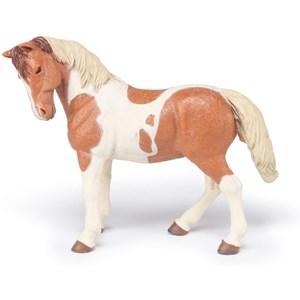 Figurine jument pinto