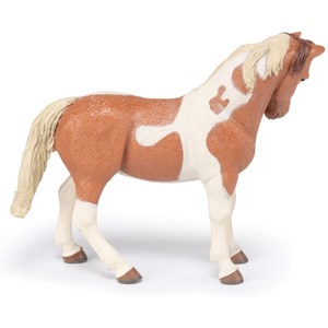 Figurine jument pinto