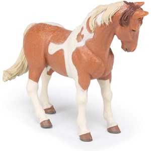 Figurine jument pinto