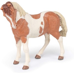Figurine jument pinto