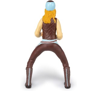 Figurine cavalière adulte fashion bleue