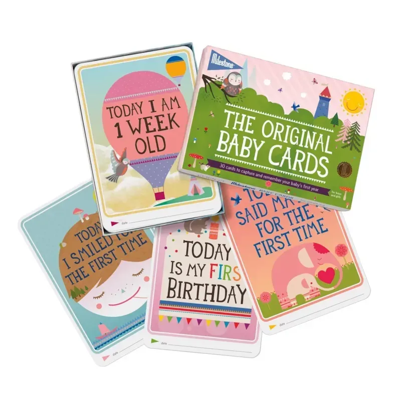 Baby cards - version anglaise (Milestone) - Couverture