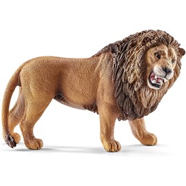 Figurine lion rugissant