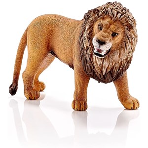 Figurine lion rugissant