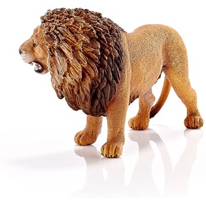 Figurine lion rugissant