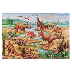 Puzzle géant dinosaures