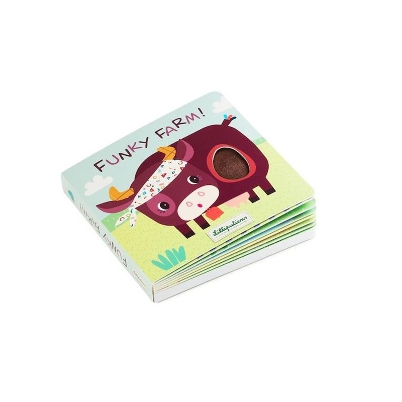 Livre tactile et sonore ferme