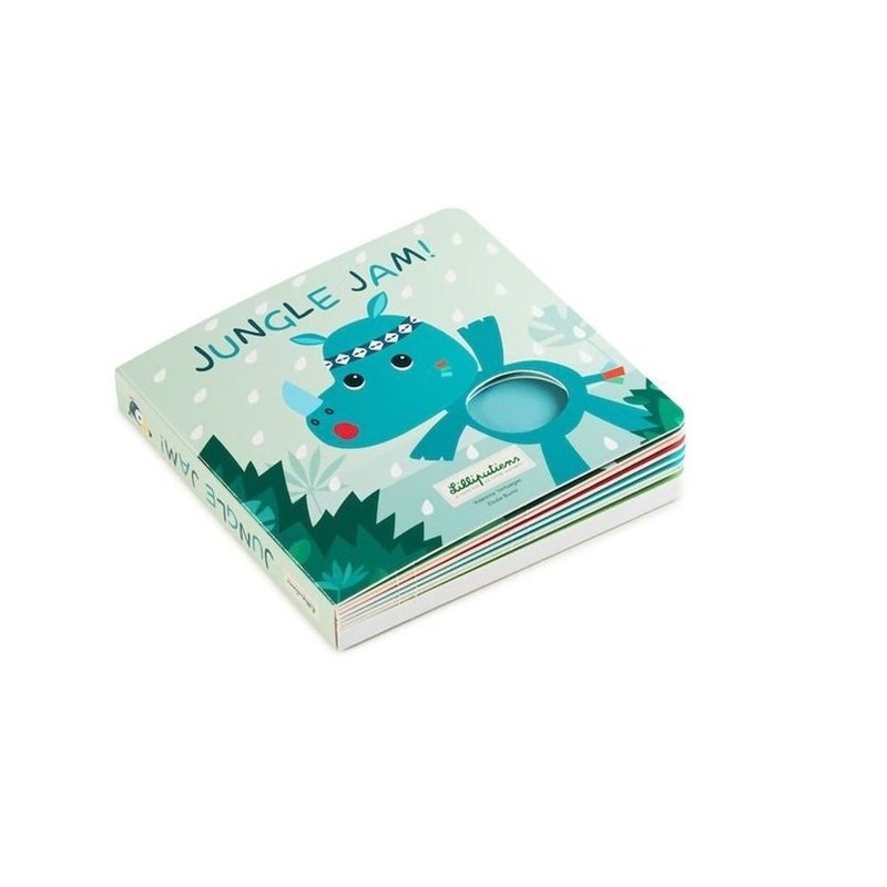 Livre tactile et sonore jungle