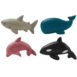 Figurines - 4 animaux de la mer