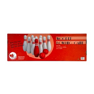 Jeu de bowling en bois