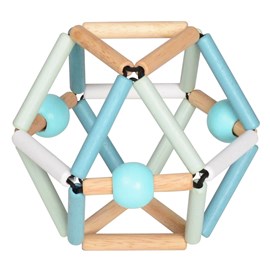 Hochet en bois grabber blue snow