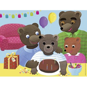 Puzzle anniversaire petit ours brun 30 p