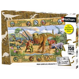 Puzzle les espèces de dinosaures 150 pc
