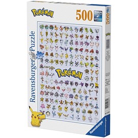 Puzzle pokédex pokémon 500 pcs