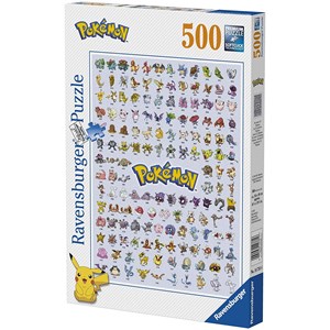 Puzzle pokédex pokémon 500 pcs
