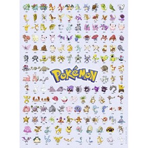 Puzzle pokédex pokémon 500 pcs