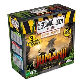 Escape games jumanji - coffret 3 jeux
