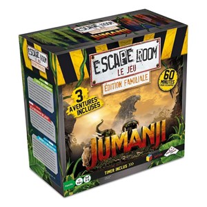 Escape games jumanji - coffret 3 jeux