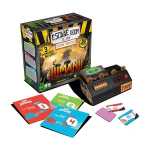 Escape games jumanji - coffret 3 jeux
