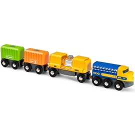 Long train de marchandises