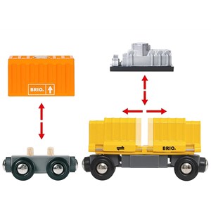Long train de marchandises