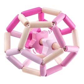 Hochet danse des étoiles rose