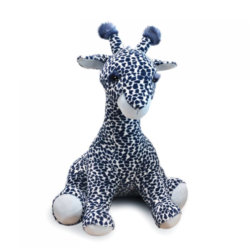 Histoire D'Ours - Peluche lisi la girafe bleue xxl