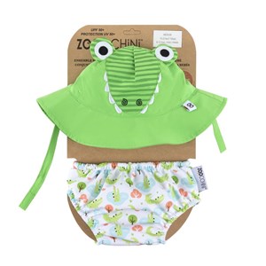 Maillot et chapeau crocodile (12-24m)
