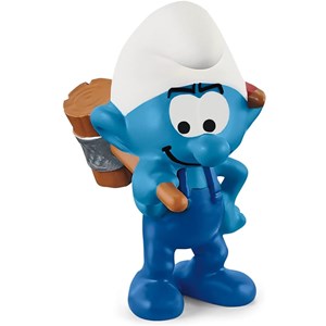 Figurine schtroumpf bricoleur